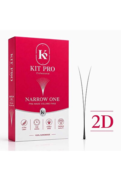 KIT PRO PROFESSIONAL Gene false 2D înguste, tip bandă, gata făcute |   Ventil...