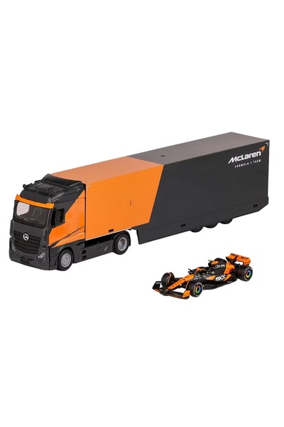 BBURAGO Sigilat- Mercedes-Benz Actros 2 GigaSpace Transportor Auto cu McLaren...