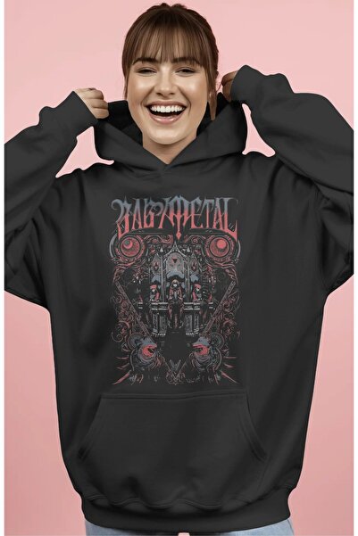 SEVBANO Baby Metal Rock Metal Muzički Bänd Pre-tiskana Unisex Oversize Premiu...