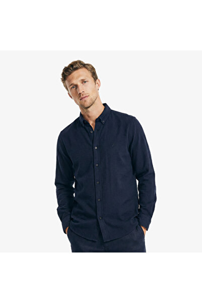 Nautica Erkek Lacivert Regular Fit Gömlek