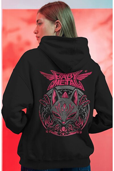 SEVBANO Baby Metal Rock Trupa de muzică metalică Hanorac premium supradimensi...