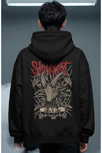 SEVBANO Slipknot rok metal muzički bend, unisex oversize premium hoodie sa za...