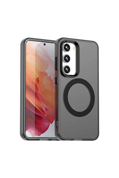 Techsuit Husă pentru Samsung Galaxy S23, CandyCase MagSafe, alb - negru