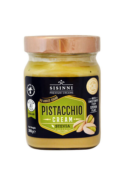 Sisinni ΚΡΕΜΑ ΦΙΣΤΙΚΙΟΥ ΑΙΓΙΝΗΣ 380gr. - (STEVIA)