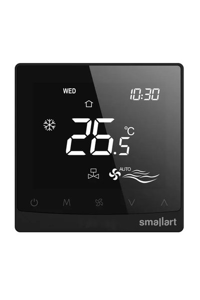 smallart SM-2105-SDM-B Dijital Haberleşmeli Modbus Fancoil Termostatı (2 Ve 4 Borulu Uyumlu)
