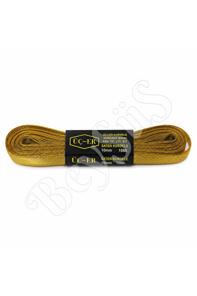 BeySüS Satin Ribbon 10 mm Gold