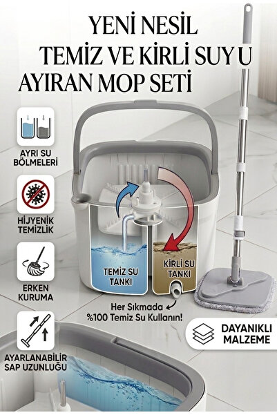 Yui TB500X Temiz Su ile Kirli Suyu Ayıran Otomatik Temizlik Seti