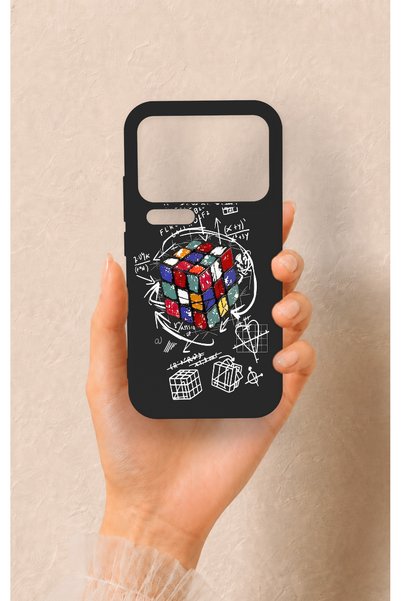 Vip Case حافظة سيليكون بنمط مكعب روبيك متوافقة مع هاتف Xiaomi Mi 17 Pro 5G