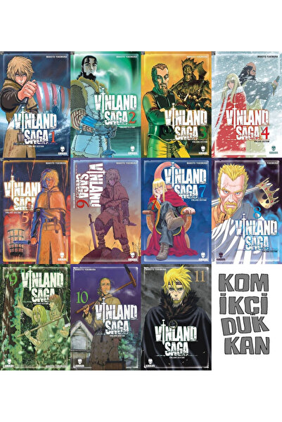 Kurukafa Yayınevi VİNLAND SAGA 1-2-3-4-5-6-7-8-9-10-11 SET (KD 11 KİTAP KURUK...