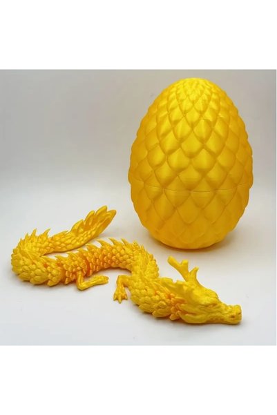 choice2 Bandai gold 3D Chinese Dragon Surprise Egg, Mini Movable Joint Decor,...