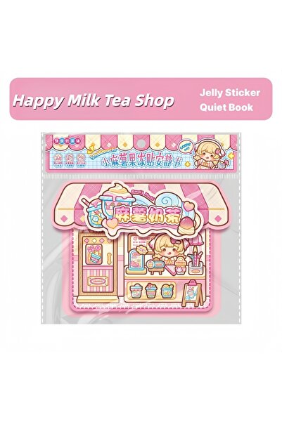 Choice3 Pink Various Styles of Jelly Stickers for Quiet Books, No-Cut DIY Mat...