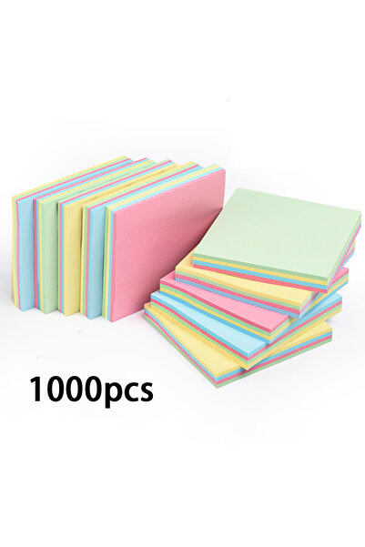 Choice 1000 قطعة من الملاحظات اللاصقة للمكتب والدراسة، مذكرات مربعة ذاتية الل...