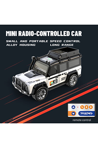 Choice1 6601A- White 6601Green RC Car MINI Alloy 1/64 Remote Control Car Conv...