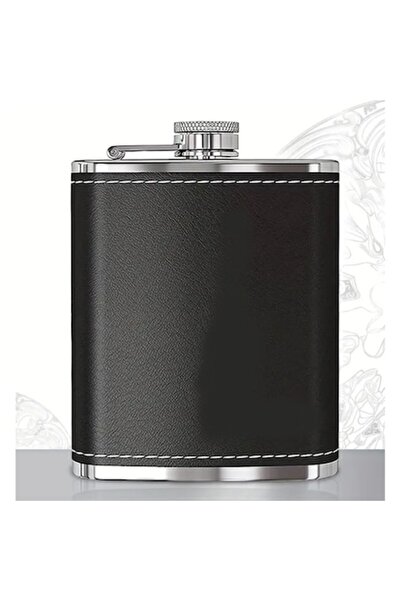 SyaMAG Flacon metalic de buzunar, SyaMAG, 240 ml, pentru whisky, cognac, vodc...