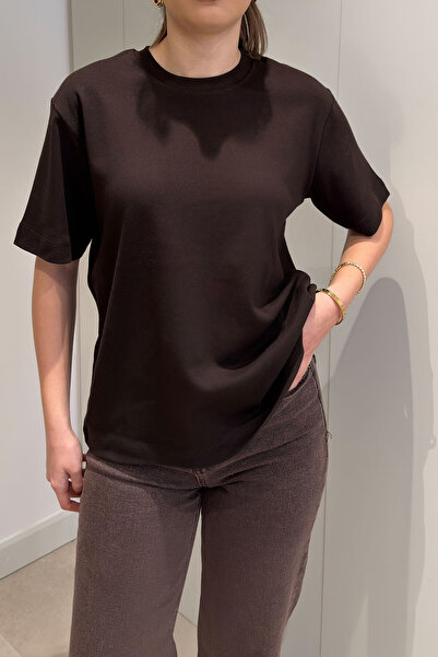 MAGARDE Tricou de bază cu mânecă scurtă, 100% bumbac - MARO