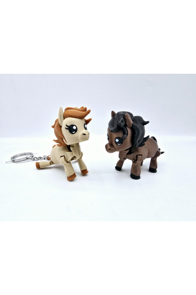 Generic Brand Animated Pony Keychain – Bag Accessory Charm