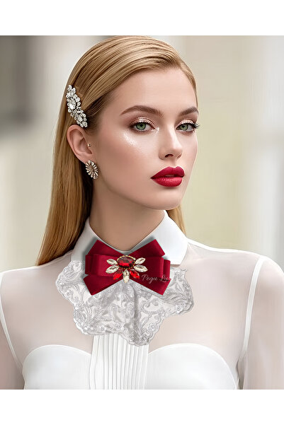 pegu baby collection Lux Guipure Lace Special Design Brooch, Collar Brooch, C...