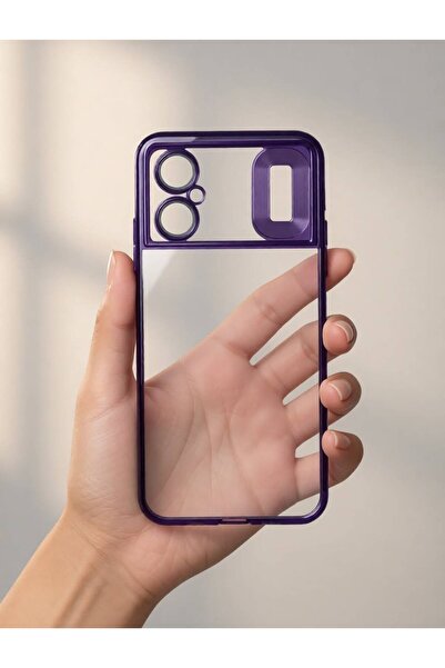 TECNOTREND Redmi Note 11R / Poco M4 5G Uyumlu Kılıf Kamera Korumalı Logo Göst...