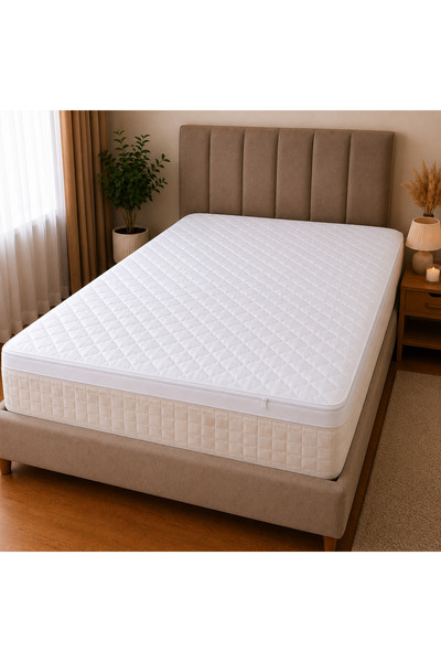 Kotonia Home Топ матрак с мемори пяна 160x200+4 см, бял