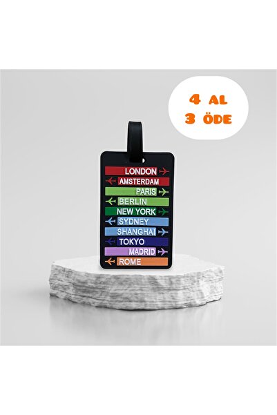 Atelier Licia Suitcase Label Colorful Silicone Name Tag Suitcase Label-Luggag...