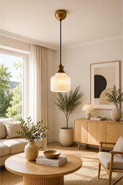 Limon 3D Desing Tekli Sarkıt Vintage Avize Modern Mutfak Yemek Masası Salon P...