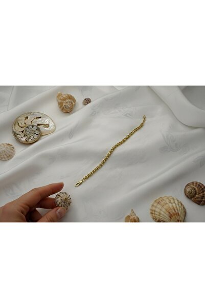 La sauvagine Gold Thick Chain Women's Bracelet – Stainless Steel Modern Chain...