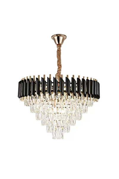 Alessandro DESIGN Candelabru Cristal VERSAILLES Magno 8xE14, Diametru 60cm, N...