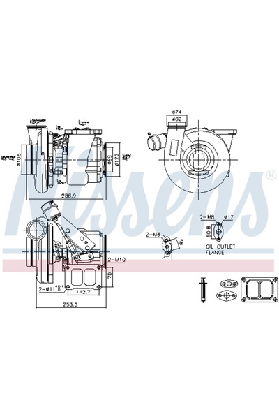 Nissens Compresor Sistem De Supraalimentare Renault Trucks C/K/T 2013-2013
