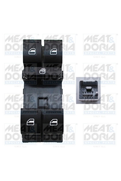MEATDORIA Panou Comanda Geam Fata Stanga 26152 Skoda Fabia 1/Fabia 1 Praktik/...