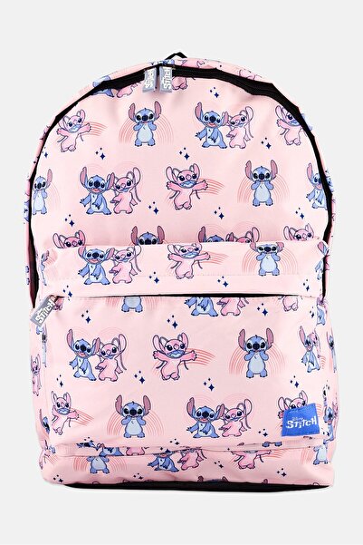 Disney Kids Girl Lilo And Stitch Allover Print Backpacks, Multicolor