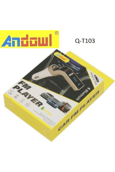 Andowl Πομπός FM αυτοκινήτου με USB / Bluetooth / AUX