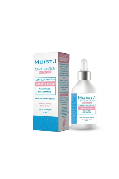 moist -1 Centella Serum for Face & Neck, Skin Soothing Hydrating Serum with C...