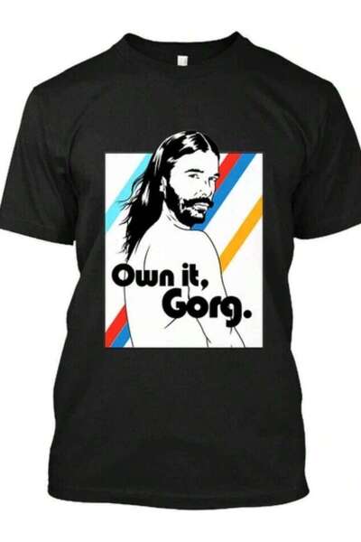 k222 NWT Jonathan Van Ness Own It, Gorg Hairdresser Vintage T-SHIRT M-3XL
