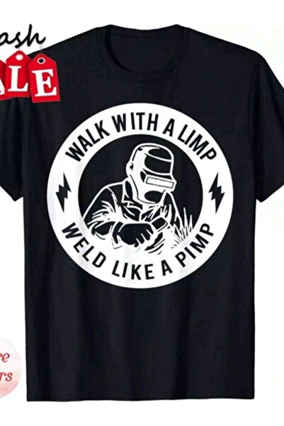 k222 متعدد الاستخدامات ومناسب للجميع، تي شيرت The Walk With Limp Weld Like A ...