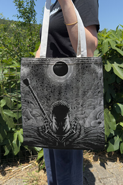 ZipZap Berserk V1 Summer Winter Double Sided Canvas Print Tote Bag Anime Bag