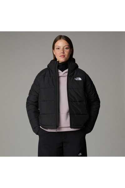 THE NORTH FACE معطف أسود صناعي للنساء من TNF Hyalite