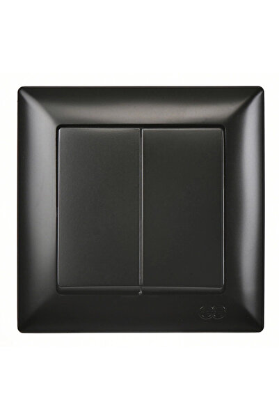 Generic Brand 1 Piece Günsan Visaage Ambiance Metallic Black Commutator Switc...