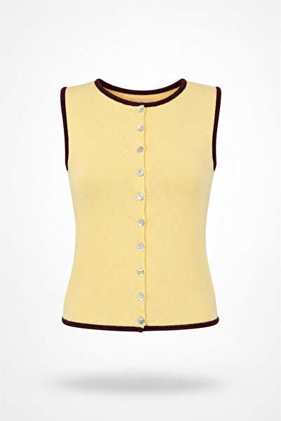 Özge Özgenç Ribbed Knitwear Vest