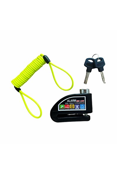 tur bike Fren Diski Kilidi, Alarm 110 dB, Yüksek Sesli Motorsiklet AlarmlıDis...