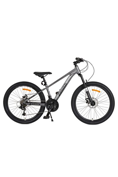 byox Zenith Grey 24" Bicicletă Copii, Aluminiu, Shimano 21V, Disc, Furcă Amor...