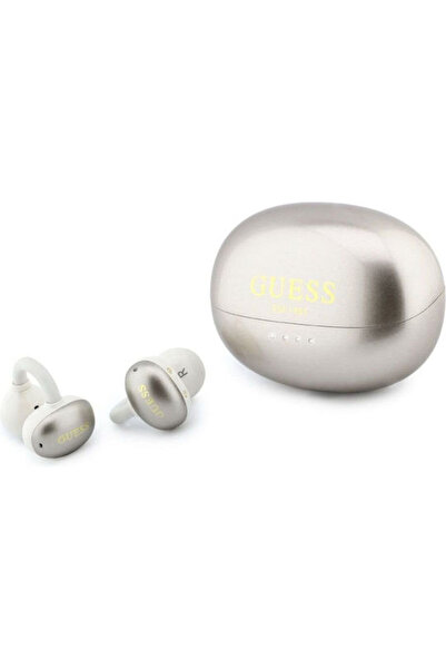 Guess Ακουστικά Bluetooth Handsfree Ανοιχτού Τύπου με Μεταλλικό Φινίρισμα, Κλ...