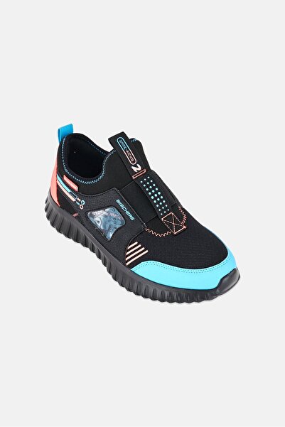 SKECHERS Kids Boy Techno Pointz Slip On Outdoor Shoes, Multicolor