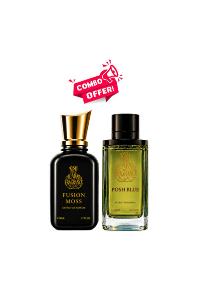 POSH AL ARAB PERFUMES Combo Pack (Posh Blue + Fusion Moss)