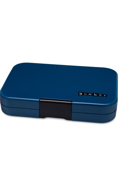 YumBox - Tapas 5-Compartment Lunch Box With Jungle Tray - Monte Carlo Blue