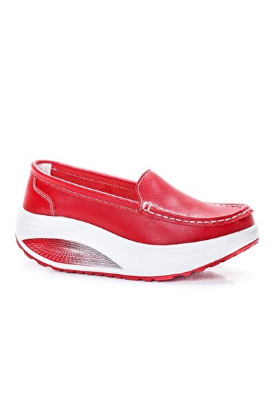 OEM Pantof dama Avelia sport cu talpa ortopedica,nuanta de rosu