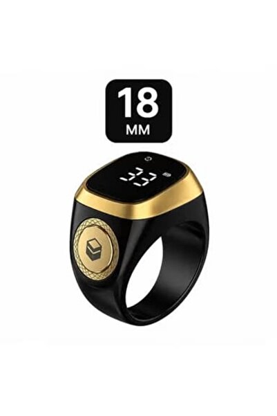 iqibla خاتم تسبيح ذكي Zikr Ring Lite E01 مع شاشة رقمية وعداد تسبيح إلكتروني و...