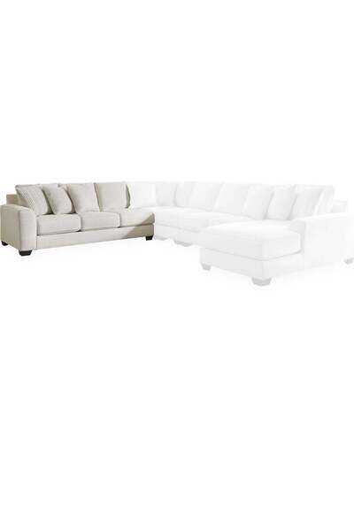 Ashley Furniture أريكة ليرينزا ذات الذراع اليسرى الموجهة للداخل
