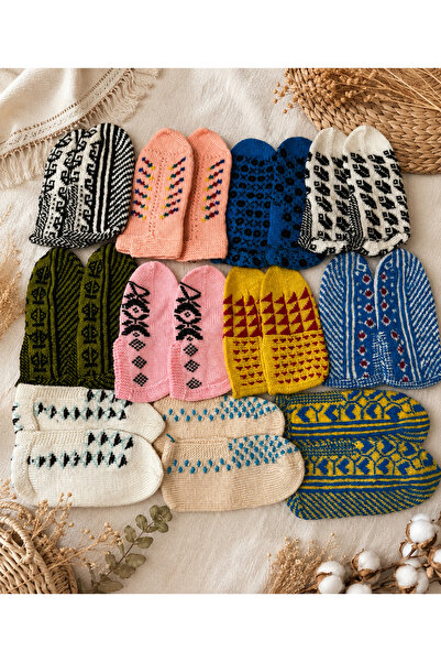 Genel Markalar Elizza Home Kadın Patik 11’li Set 6600₺ , Çift 700₺ , Bambu Pa...