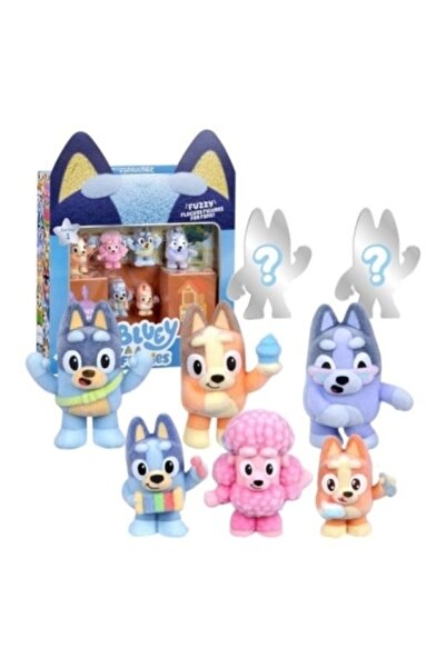moose Set de figurine articulate Bluey Deluxe Fuzzies