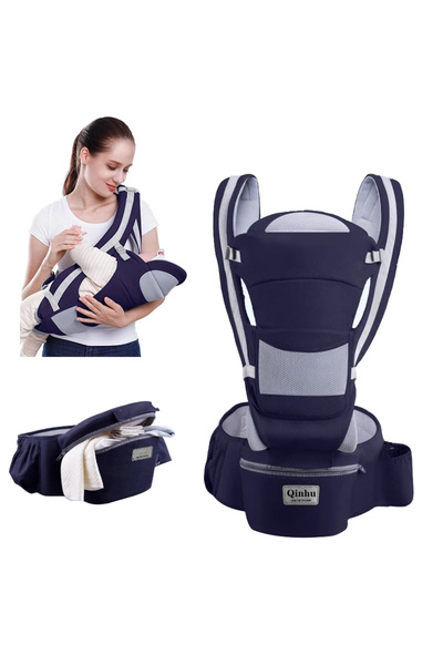 Choice9 Dark Blue Newborn Ergonomic Baby Carrier Backpack Infant Baby Hipseat...